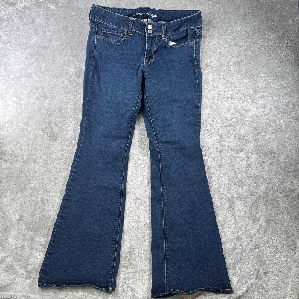 American Eagle Jeans Womens 12 flare Artist Bootcut Wide Leg Boho